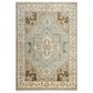 RIZZY Belmont 6" x 9" Grey, Brown, Ivory and Blue Area Rug, , large