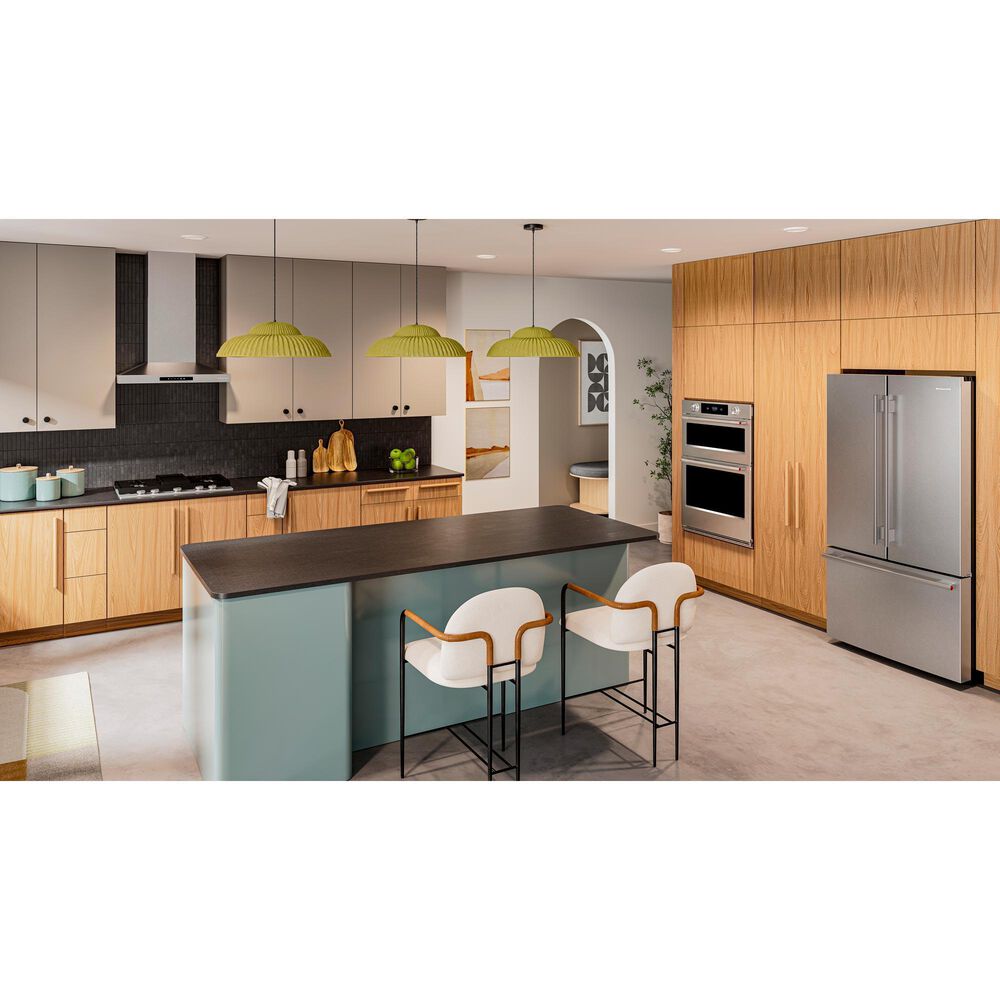 KitchenAid 30" Gas Cooktop with Aluminum Griddle and LED Backlit Knobs in Stainless Steel, , large