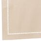 Saro 13" x 19" Laser-Cut Hemstitch Placemat in Ivory, , large