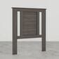 Lemoore Essential Twin Panel Headboard with Side Style in Storm Grey, , large