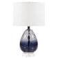 Hampton Park Borel Ombre Glass Table Lamp in Plated Silver and Dark Blue, , large