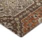 Dalyn Rug Company Silk Road Chocolate, Ivory, Gold, Copper, Gray, Taupe and Blue 10" x 14" Area Rug, , large