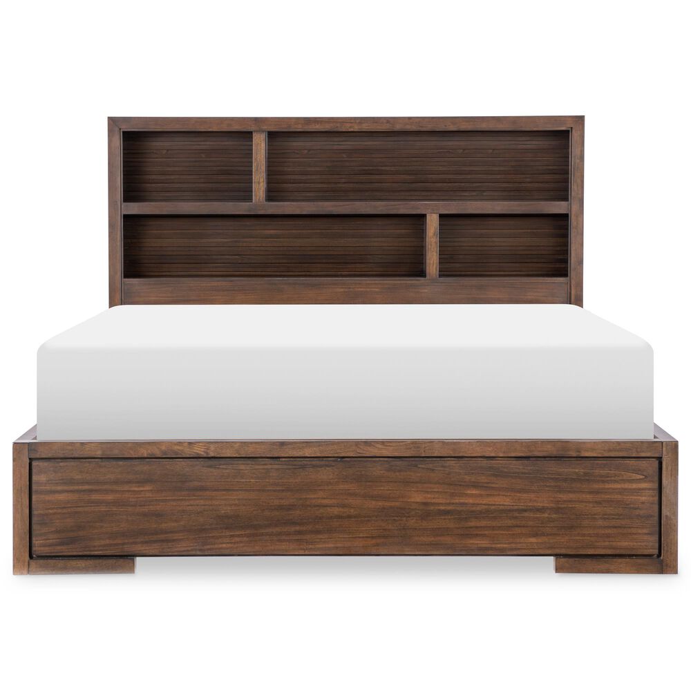 Legacy Classic Architect King Double Storage Bed in Onyx Brown, , large