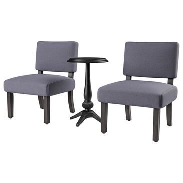 Furniture of America Lopes 3-Piece Table Set in Gray, , large