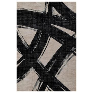 Momeni Noho Abstract 3"11" x 5"7" Ivory Area Rug, , large