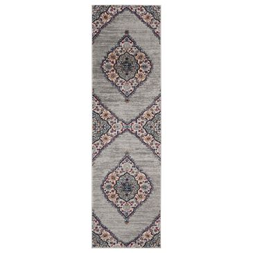 Safavieh Madison MAD153R 2"3" x 8" Light Grey and Fuchsia Runner, , large
