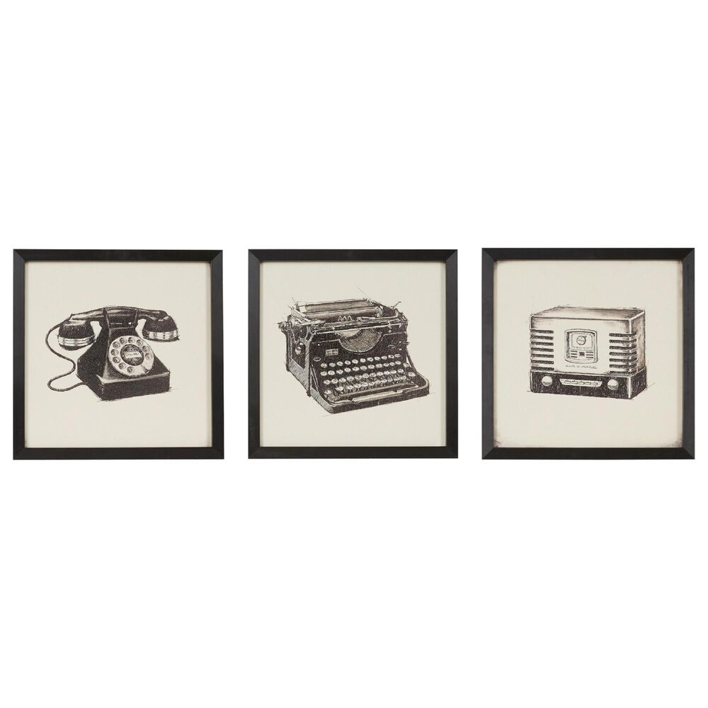 Hampton Park 3-Piece Shadowbox in Black, , large
