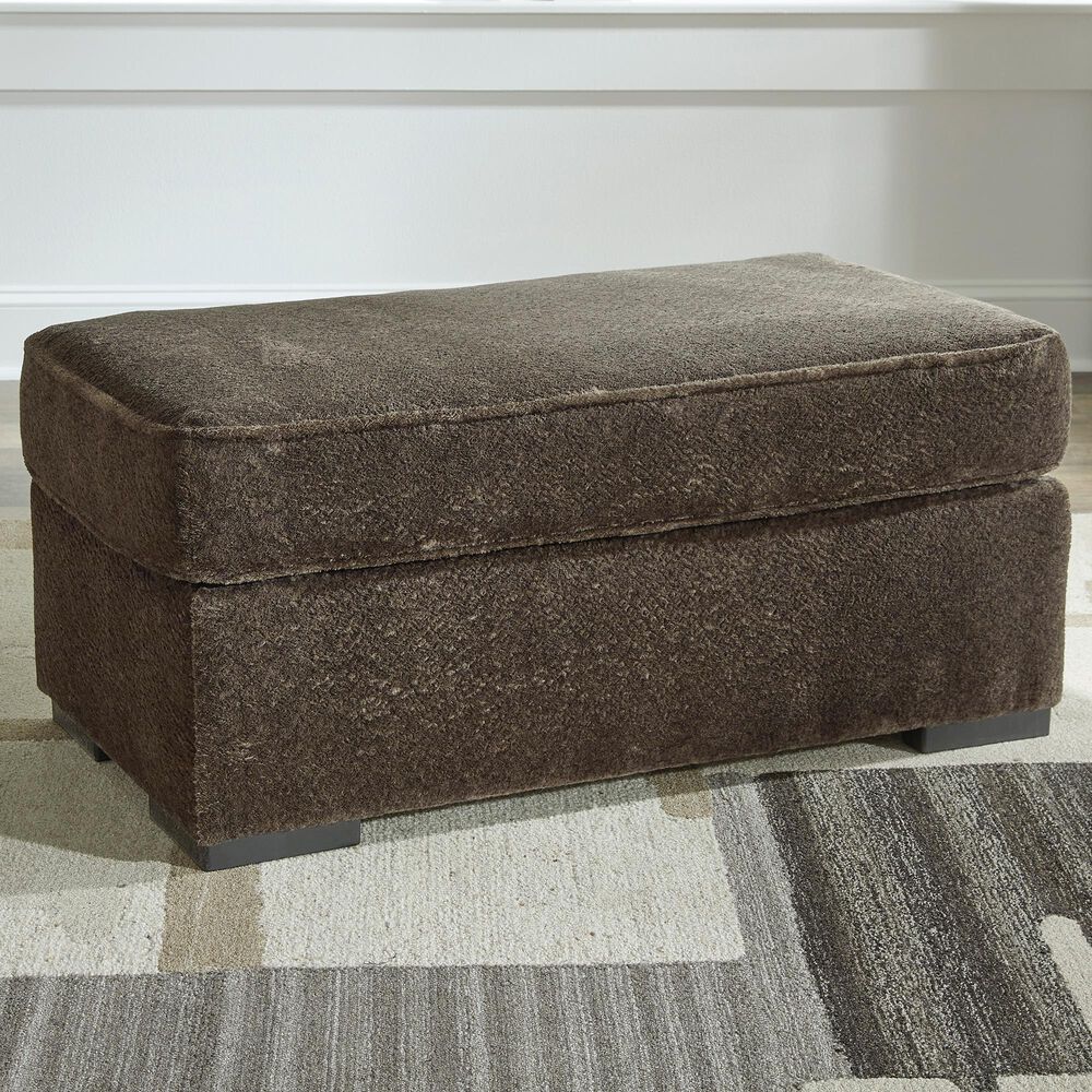 Ashley Aylesworth Ottoman in Chocolate, , large