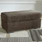 Ashley Aylesworth Ottoman in Chocolate, , large