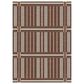 Balta Rugs Carmelle Striped 7"10" x 10" Brown Area Rug, , large