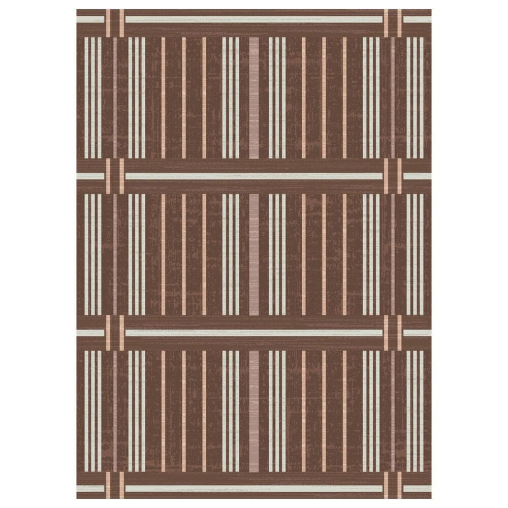 Balta Rugs Carmelle Striped 7"10" x 10" Brown Area Rug, , large
