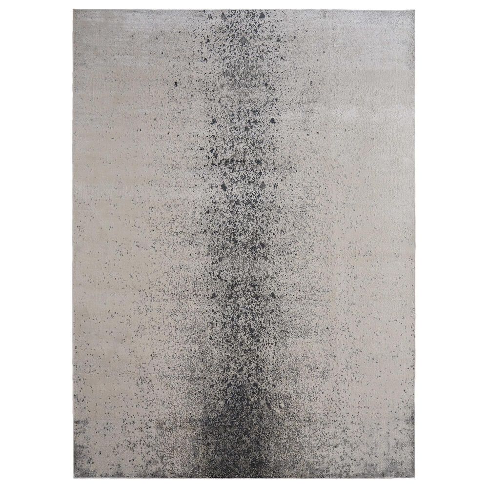 Feizy Astra 8" x 10" Ivory and Gray Area Rug, , large