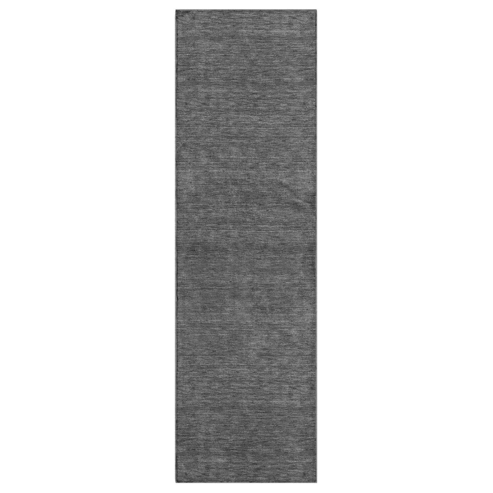 Dalyn Rug Company Soft Essentials Solid Graphite 2"3" x 7"6" Runner, , large