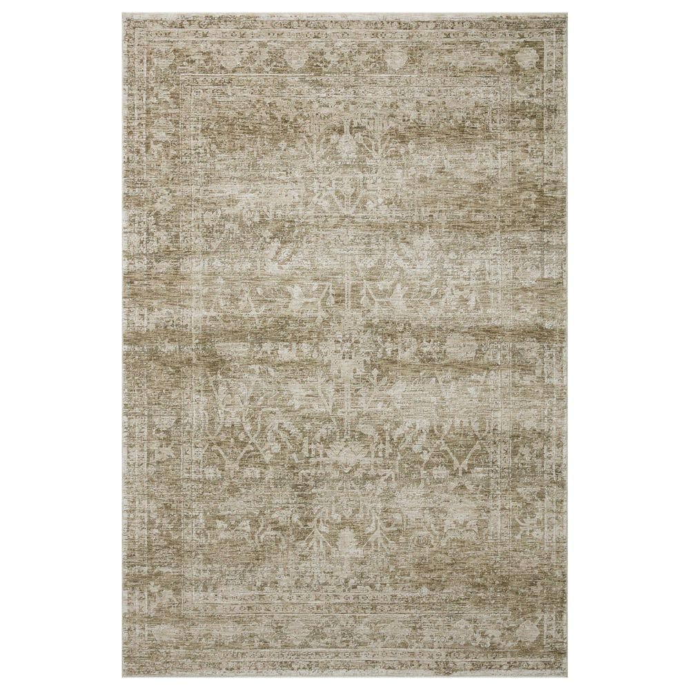 Amber Lewis x Loloi Honora 11"6" x 15"6" Khaki and Beige Area Rug, , large