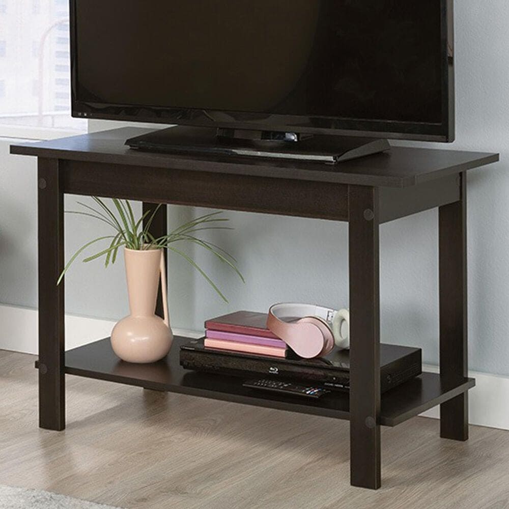 Sauder Beginnings 35" TV Stand in Cinnamon Cherry, , large