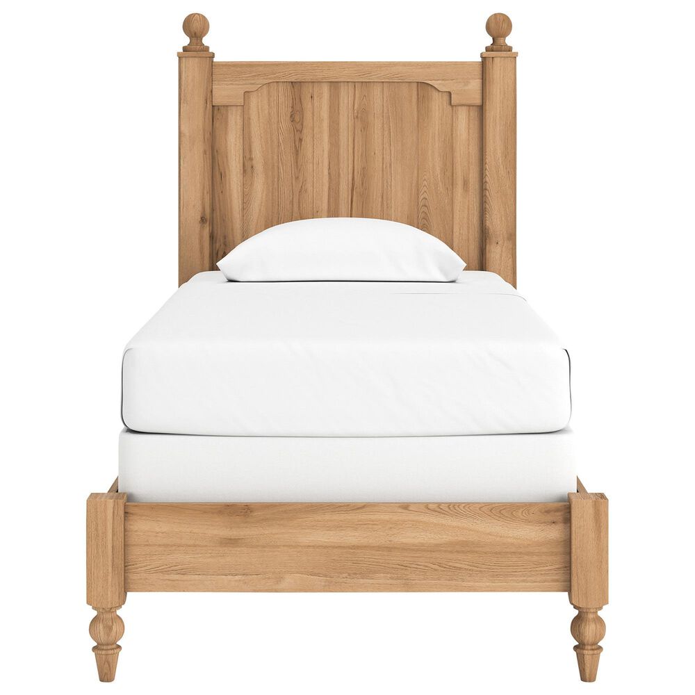 Ashley Aleaport Twin Panel Bed in Warm Brown, , large