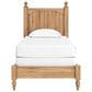 Ashley Aleaport Twin Panel Bed in Warm Brown, , large