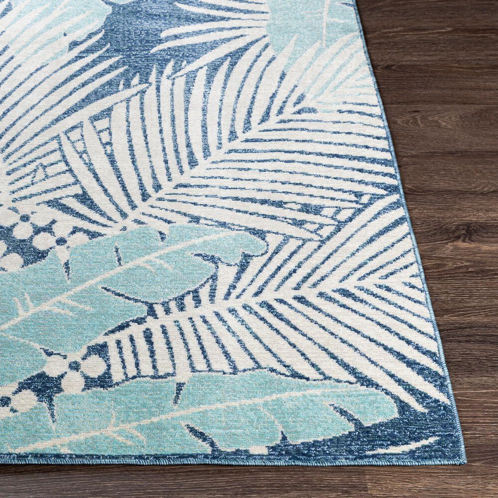 Surya Bodrum BDM-2324 5&#39;3&quot; x 7&#39;3&quot; Blue, Aqua, Taupe and Beige Area Rug, , large
