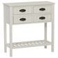Linon Home Decor Blume 4-Drawer Console in Antique White, , large