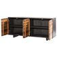 Home Trends & Design Santa Fe 72" 4-Door Sideboard in Natural Sal Wood, , large