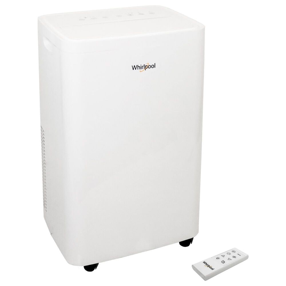 Whirlpool 12000 BTU Portable Air Conditioner with Dehumidifier in White, , large