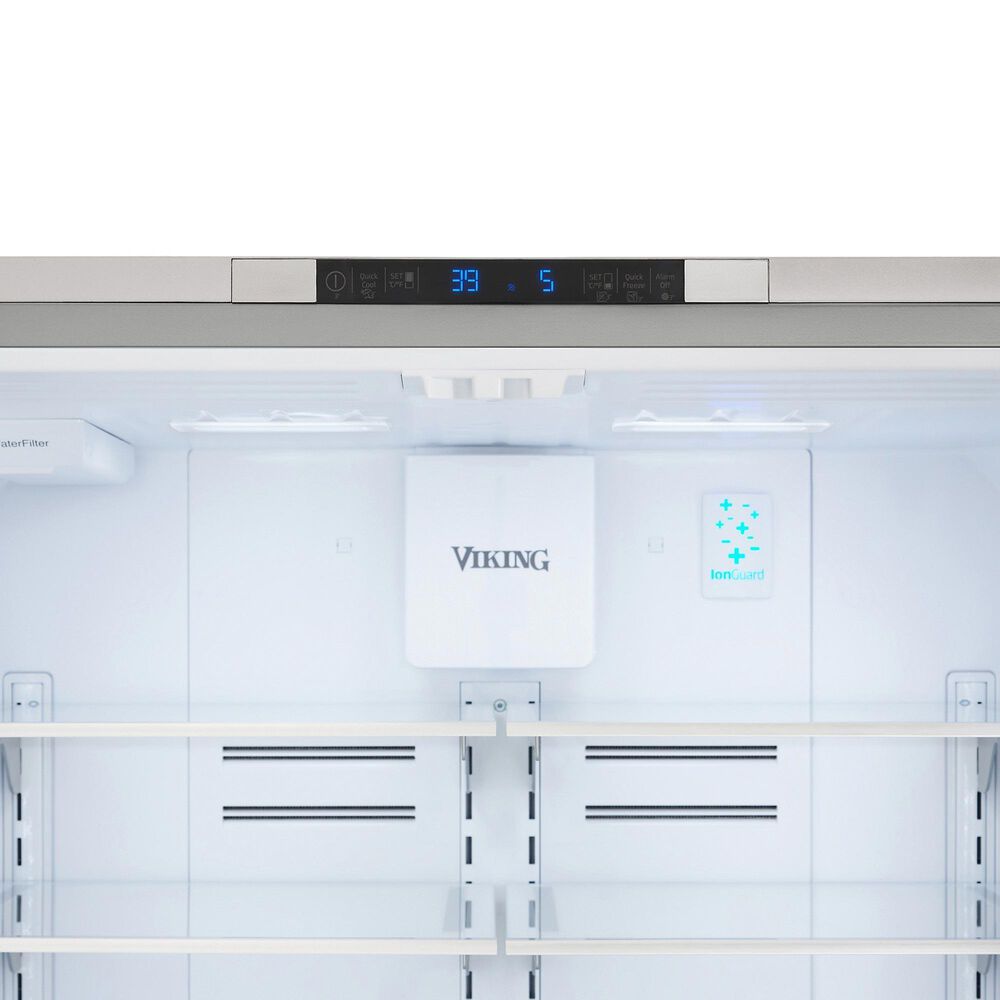 Viking Range 19.8 Cu. Ft. 36&quot; French Door Refrigerator in Stainless Steel, , large