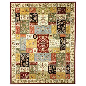 Safavieh Lyndhurst LNH318 9" x 12" Multicolor and Ivory Area Rug, , large