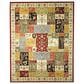 Safavieh Lyndhurst LNH318 9" x 12" Multicolor and Ivory Area Rug, , large
