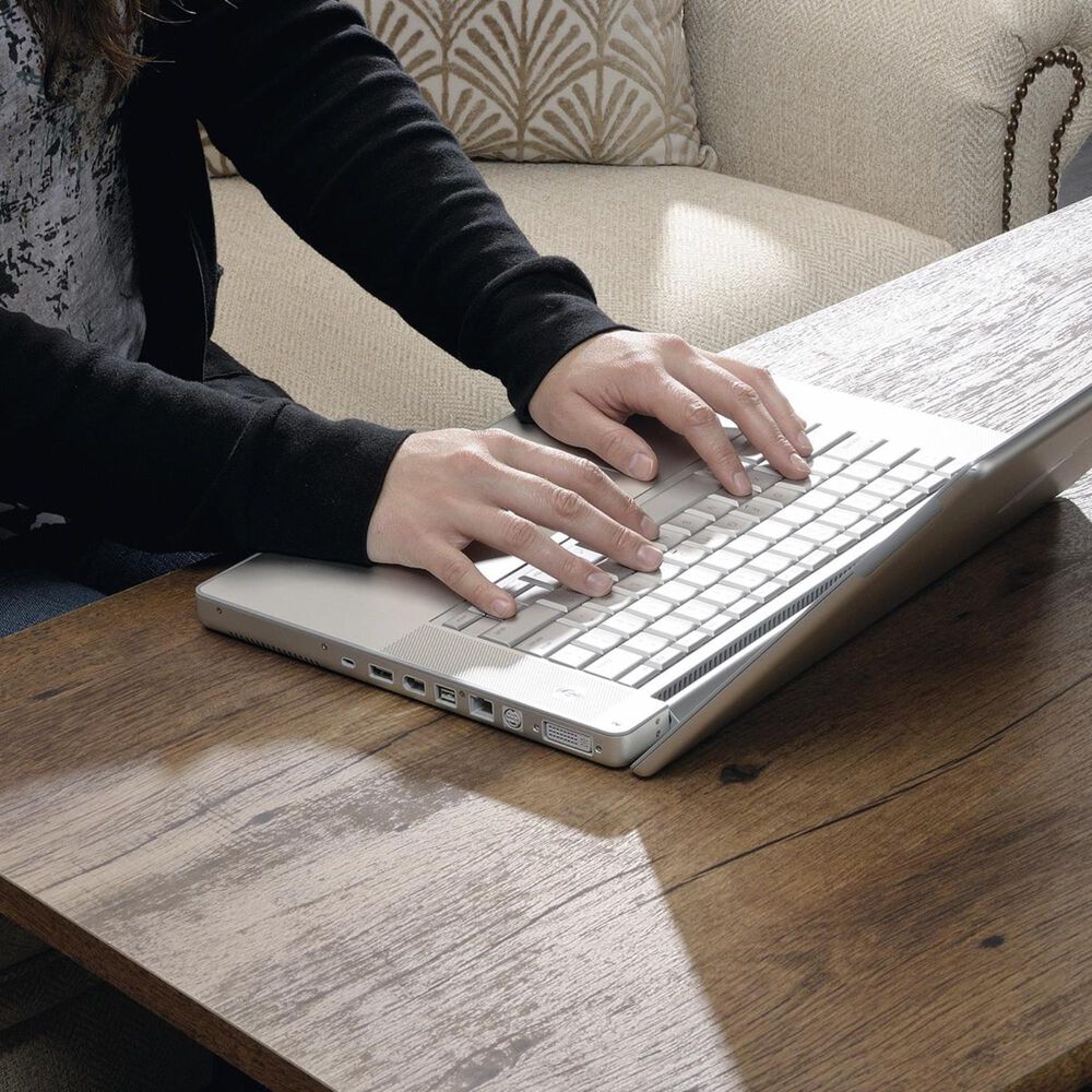 Sauder Palladia Lifttop Coffee Table in Vintage Oak NFM