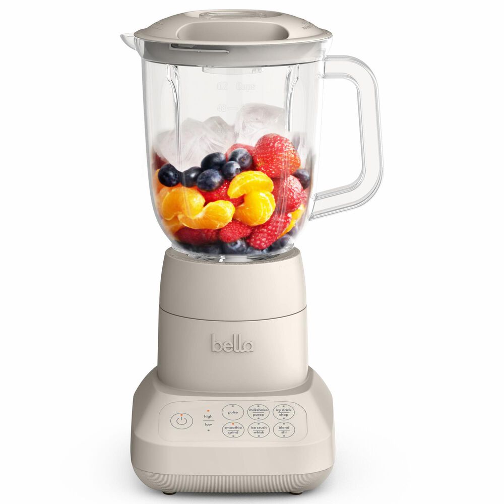 Bella 10-Speed Flip and Store Countertop Blender in Oatmilk, , large