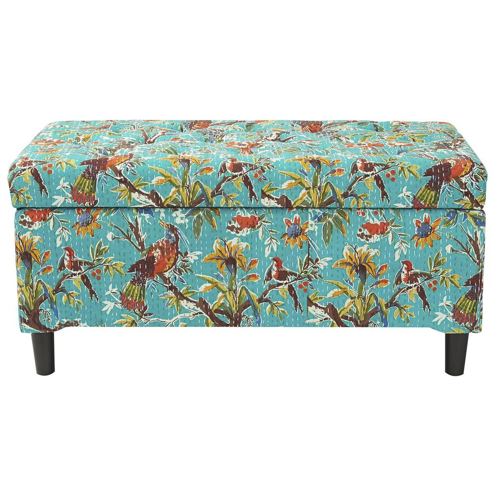 Jennifer Taylor Home Naomi Tufted Entryway Storage Bench New Dali, , large