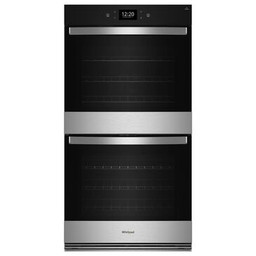 Whirlpool 27" Double Smart Wall Oven with Air Fry in Fingerprint Resistant Stainless Steel, , large