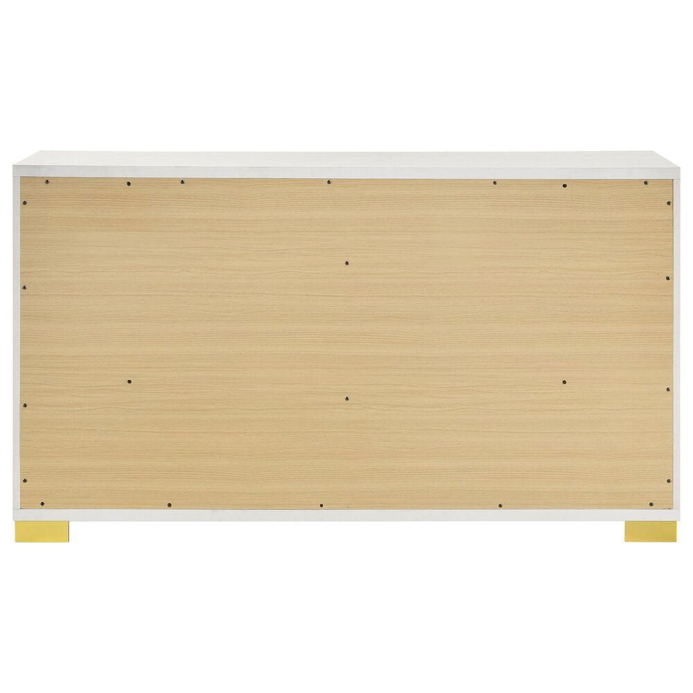 Pacific Landing Dresser and Mirror in White, , large