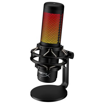 Hyperx QuadCast S Wired Multi-Pattern USB Electret Condenser Microphone, , large