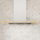 Zephyr Modena 30" Color Changing Wall Mount Chimney Range Hood in Stainless Steel, , large