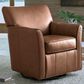 Ashley Braydunn Swivel Glider Accent Chair in Caramel, , large