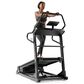 Sunny Health & Fitness Premium Ultimate Incline Decline Folding Treadmill in Black and Red, , large