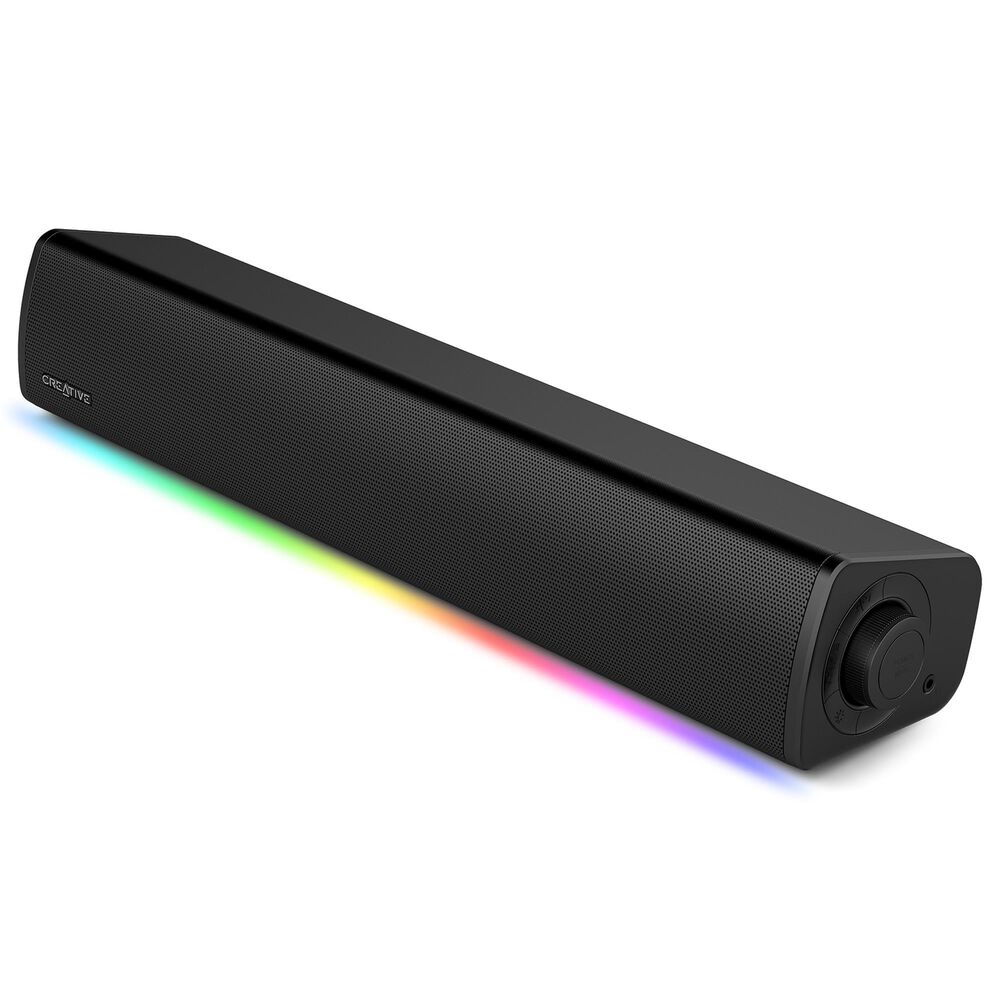 Creative Labs GS3 Compact Gaming Soundbar in Black, , large