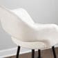 Lumisource Margarite Barstool with Cream Cushion in Black (Set of 2), , large