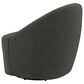 Coaster Leon Swivel Chair in Hunter Green, , large