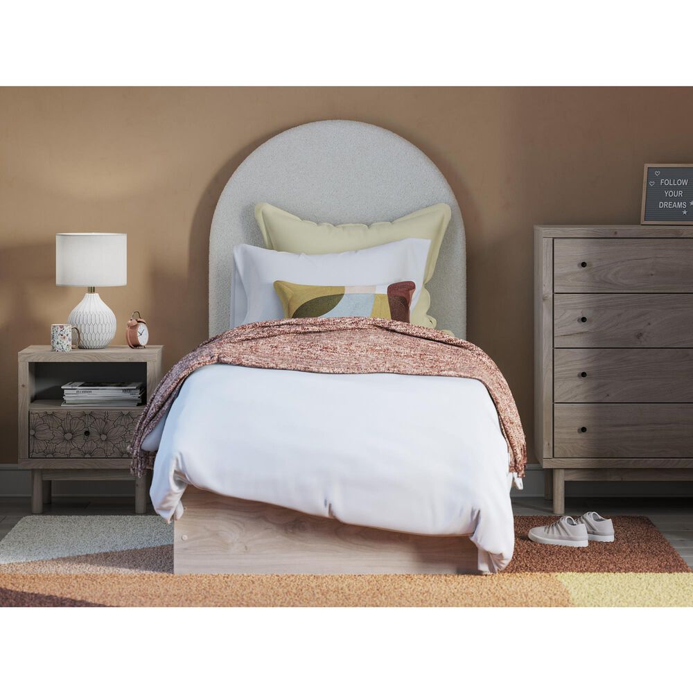 Ashley Arloster Twin  Platform Bed in Tan, , large