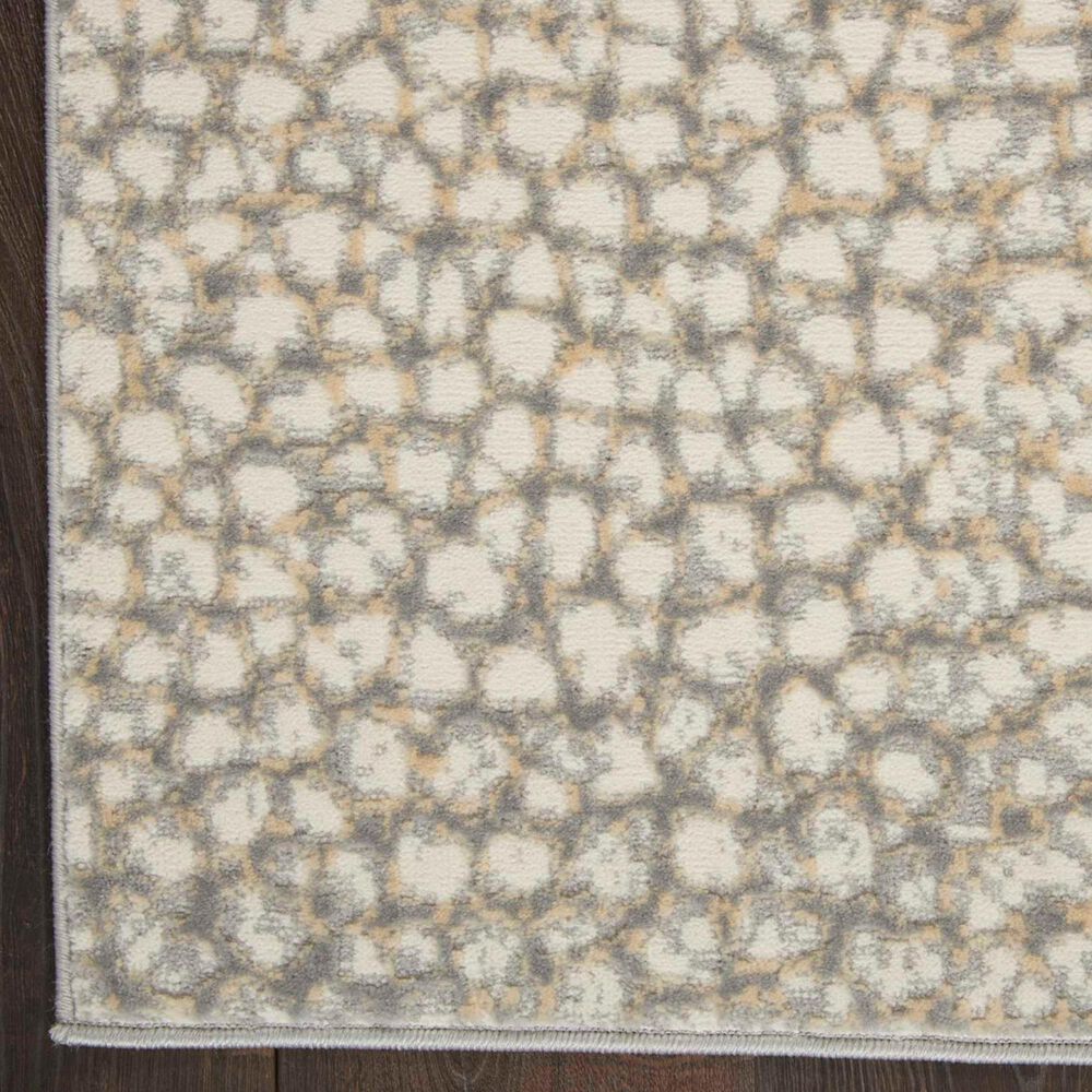 Nourison Joli 5&#39;3&quot; x 7&#39;3&quot; Ivory, Beige and Grey Area Rug, , large
