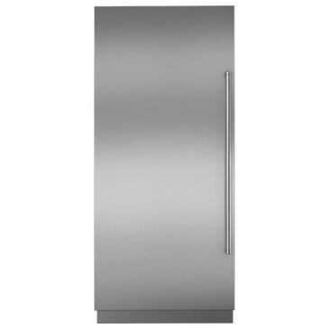 Sub Zero 36" Column Door Panel with Pro Handle for Left Hinge in Stainless Steel, , large