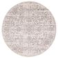 Safavieh Madison MAD603G 5" Round Silver and Ivory Area Rug, , large