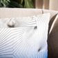 Safavieh Loran 12" x 20" Pillow in Navy and Gray, , large