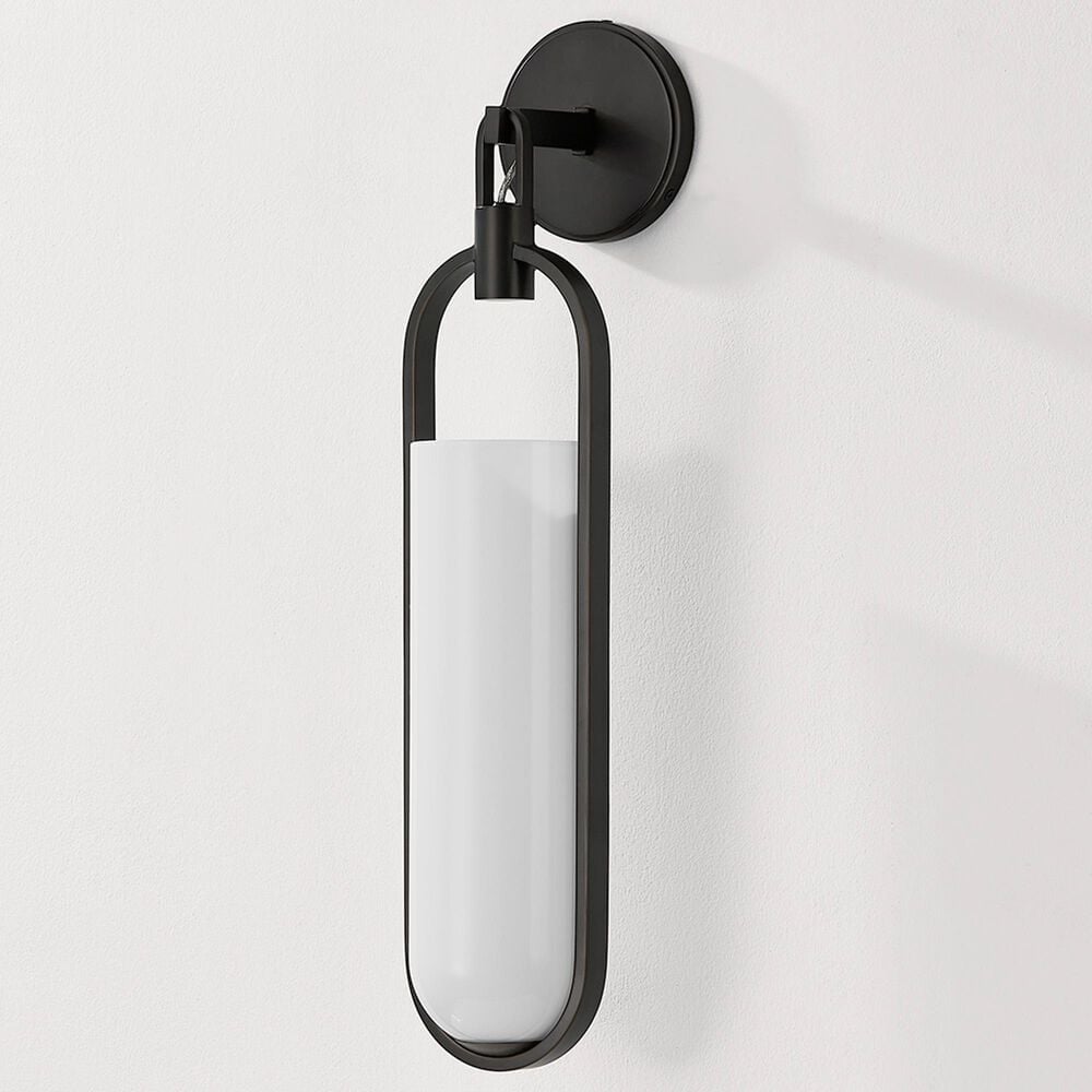 Hudson Valley Lighting Lorimer 1-Light Wall Sconce in Black Brass, , large