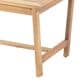 Hearth and Haven Panama 4-Piece Patio Conversation Set with Gray Cushion in Teak, , large