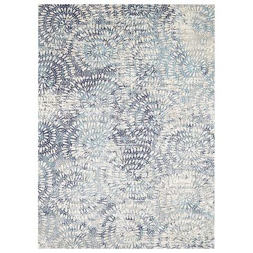 Drew and Jonathan Home Expressions Imprinted 91671-60110 2" x 8" Aqua Runner, , large