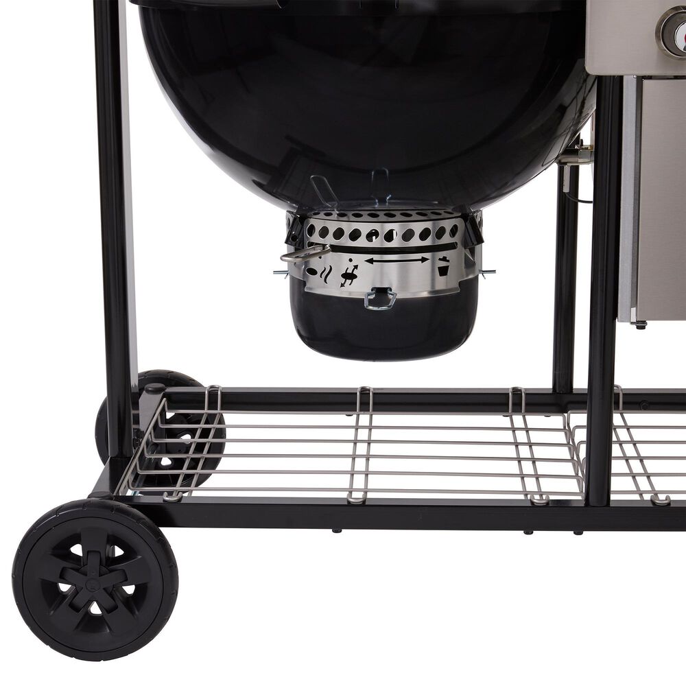 Weber Summit Kamado S6 Freestanding Grill in Black, , large