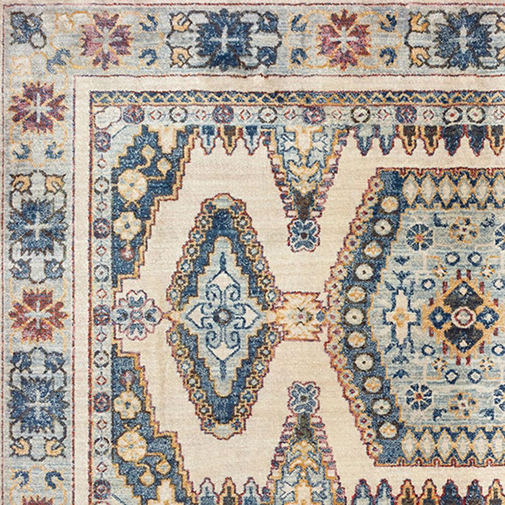 Oriental Weavers Pandora 5991I 9&#39;10&quot; x 12&#39;10&quot; Ivory and Blue Area Rug, , large